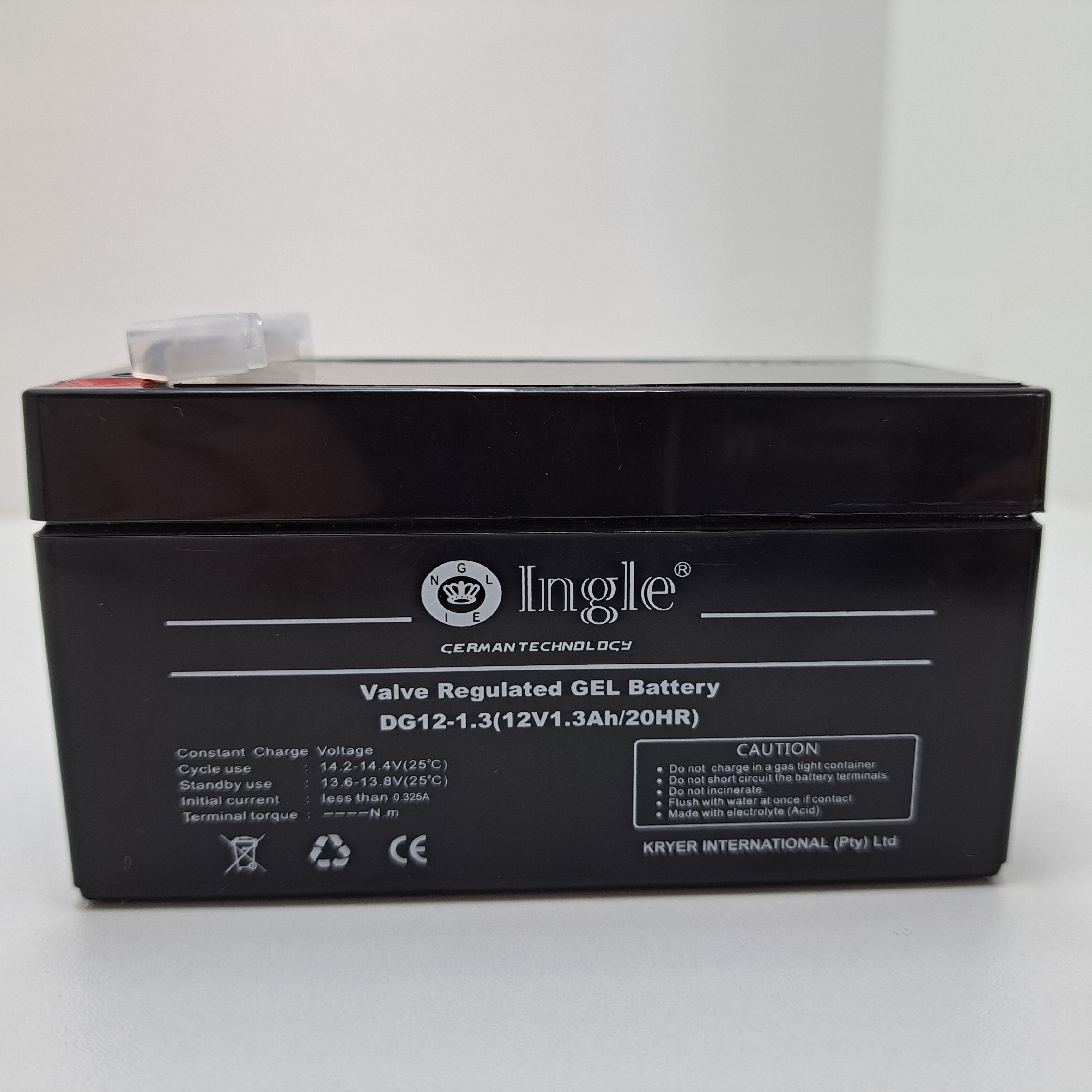 12v 1.3Ah Battery