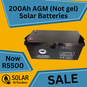 200Ah AGM Solar Battery