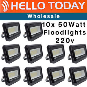 10x 50watt Hello Today Floodlights Wholesale 220v