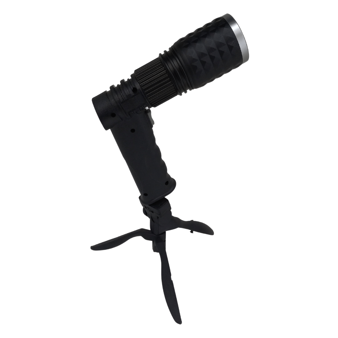 Rechargeable Zoomable Pistol Light w Tripod