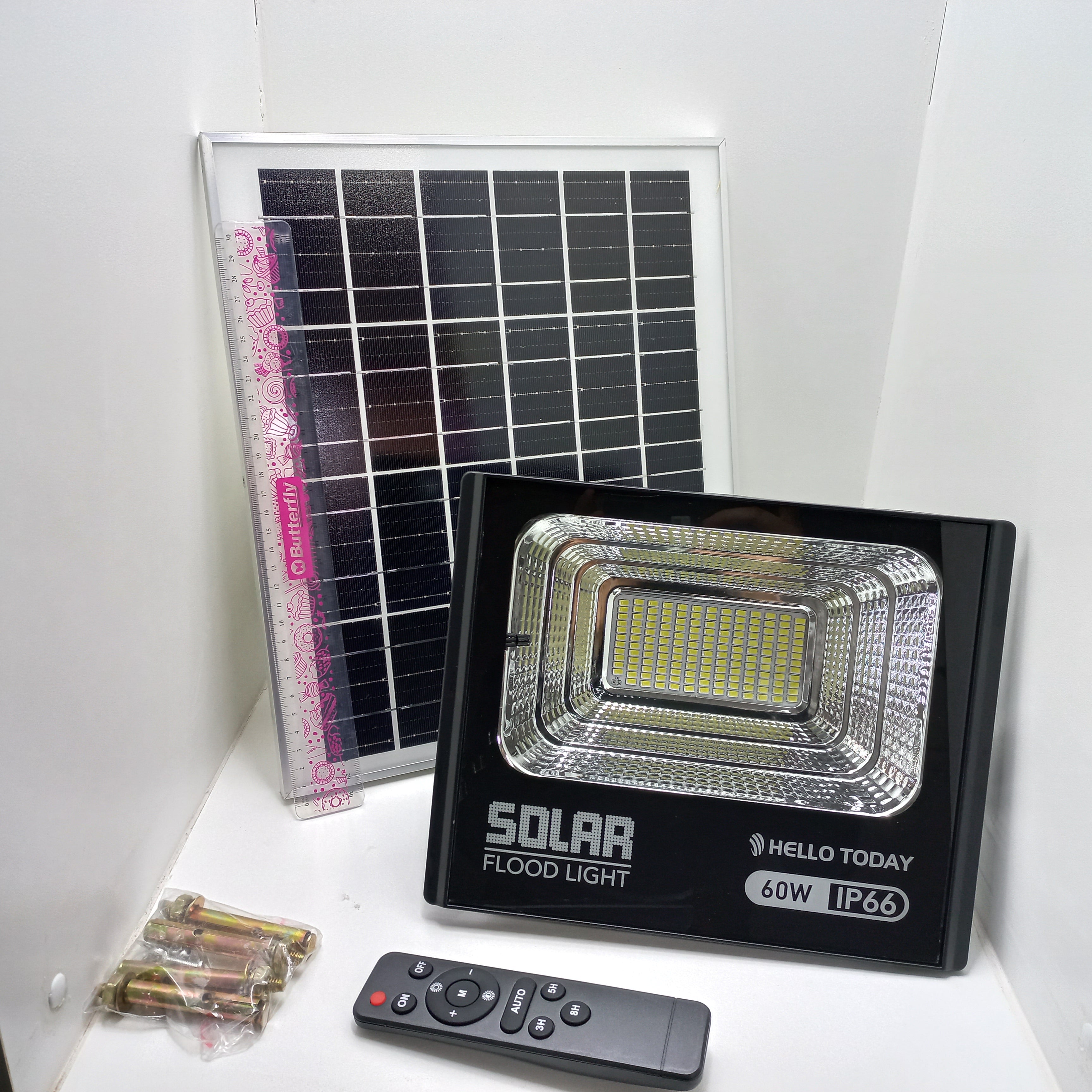 60Watt Solar Floodlight with Remote