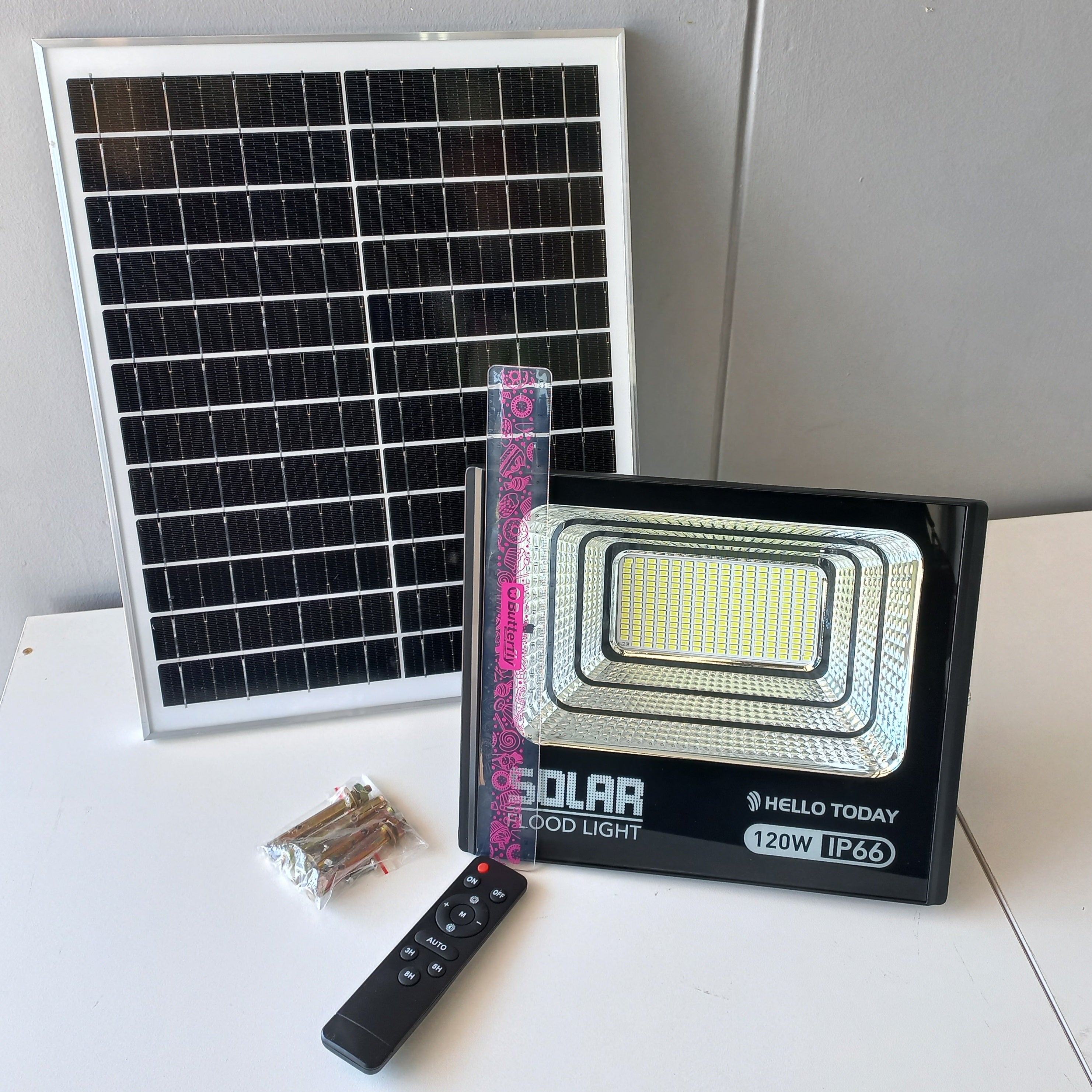 120Watt Solar Floodlight with Remote