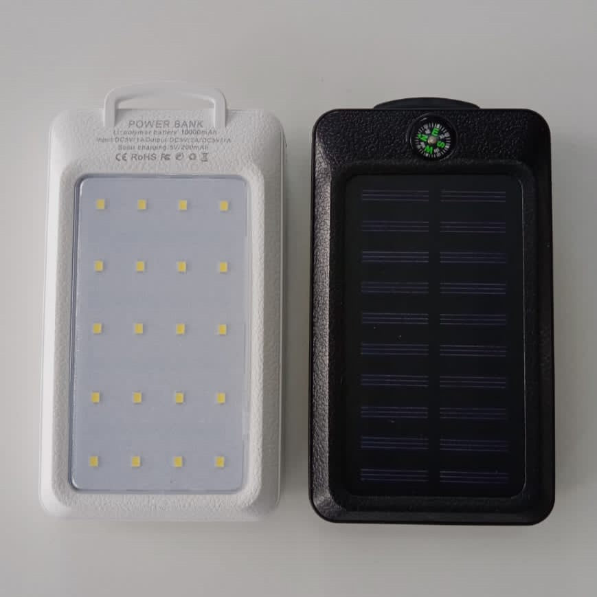 Solar Powerbank with light - 10000mAh