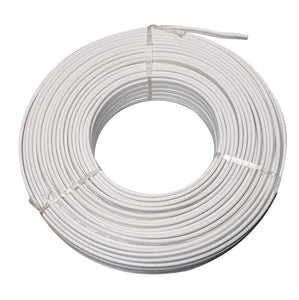 White 100m roll of surfix wire. Twin and earth 2.5mm, 3 core 